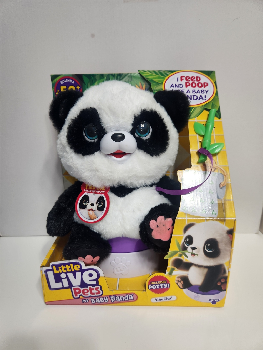 Little Live Pets My Baby Panda ChuChu, Interactive Pet, 50+ Sounds & Reactions - Picture 12 of 12